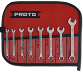 Proto® 8 Piece Full Polish Combination Short Wrench Set - 6 Point - All Tool & Supply