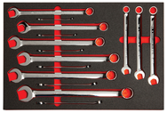 Proto® Foamed 15 Piece Combination Wrench Set -Full Polish- 12 Point - All Tool & Supply