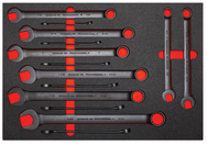 Proto® Foamed 14 Piece Combination Wrench Set- Black Chrome- 12 Point - All Tool & Supply