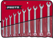 Proto® 10 Piece Full Polish Combination ASD Wrench Set - 6 Point - All Tool & Supply