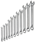 Proto® 11 Piece Full Polish Antislip Metric Combination Wrench Set - 12 Point - All Tool & Supply