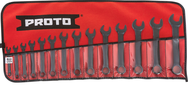 Proto® 14 Piece Black Oxide Metric Short Combination Wrench Set - 12 Point - All Tool & Supply