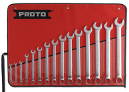 Proto® 15 Piece Satin Metric Combination ASD Wrench Set - 12 Point 7MM-32MM - All Tool & Supply