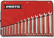 Proto® 15 Piece Full Polish Combination Spline Wrench Set - 12 Point - All Tool & Supply