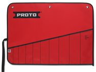 Proto® Red Canvas 10-Pocket Tool Roll - All Tool & Supply