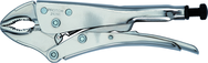 Proto® Nickel Chrome Locking Pliers - Curved Jaw 9-1/4" - All Tool & Supply