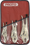 Proto® 3 Piece Locking Pliers Set - Nickel Chrome - All Tool & Supply