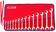 Proto® 14 Piece Full Polish Angle Open-End Wrench Set - All Tool & Supply