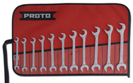 Proto® 11 Piece Full Polish Metric Angle Open-End Wrench Set - All Tool & Supply