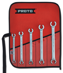 Proto® 5 Piece Metric Double End Flare Nut Wrench Set - 6 Point - All Tool & Supply