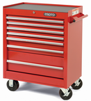 Proto® 440SS 27" Roller Cabinet - 7 Drawer, Red - All Tool & Supply