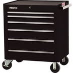 Proto® 450HS 34" Roller Cabinet - 6 Drawer, Black - All Tool & Supply