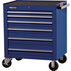 Proto® 450HS 34" Roller Cabinet - 6 Drawer, Blue - All Tool & Supply