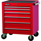 Proto® 450HS 34" Roller Cabinet - 6 Drawer, Red - All Tool & Supply