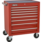 Proto® 450HS 34" Roller Cabinet - 8 Drawer, Red - All Tool & Supply