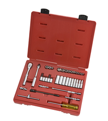 Proto® 1/4" Drive 37 Piece Socket, Combination Set - 6 Point - All Tool & Supply