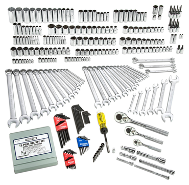 Proto® 1/4", 3/8", & 1/2" Drive 302 Piece Socket Set- 6 and 12 Point - All Tool & Supply