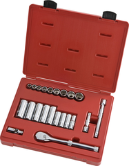 Proto® 3/8" Drive 22 Piece Socket Set - 12 Point - All Tool & Supply