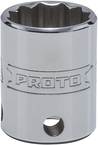 Proto® Tether-Ready 3/8" Drive Socket 18 mm - 12 Point - All Tool & Supply