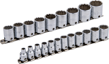 Proto® Tether-Ready 3/8" Drive 21 Piece Metric Socket Set - 12 Point - All Tool & Supply