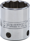 Proto® Tether-Ready 3/8" Drive Socket 21 mm - 12 Point - All Tool & Supply