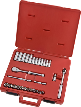 Proto® 3/8" Drive 29 Piece Metric Socket, Combination Set - 6 Point - All Tool & Supply