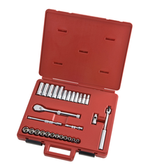 Proto® 3/8" Drive 29 Piece Metric Socket, Combination Set - 12 Point - All Tool & Supply