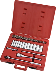 Proto® 1/2" Drive 30 Piece Socket Set - 12 Point - All Tool & Supply