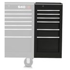 Proto® 440SS Side Cabinet - 6 Drawer, Black - All Tool & Supply