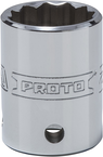 Proto® Tether-Ready 1/2" Drive Socket 22 mm - 12 Point - All Tool & Supply