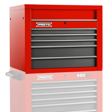 Proto® 550S 34" Top Chest - 5 Drawer, Gloss Red - All Tool & Supply