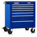 Proto® 550S 34" Roller Cabinet - 7 Drawer, Gloss Blue - All Tool & Supply