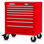 Proto® 550S 34" Roller Cabinet - 8 Drawer, Gloss Red - All Tool & Supply