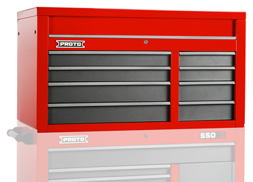 Proto® 550S 50" Top Chest - 8 Drawer, Gloss Red - All Tool & Supply