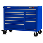 Proto® 550E 50" Power Workstation - 10 Drawer, Gloss Blue - All Tool & Supply