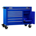 Proto® 550S 50" Workstation - 8 Drawer & 2 Shelves, Gloss Blue - All Tool & Supply