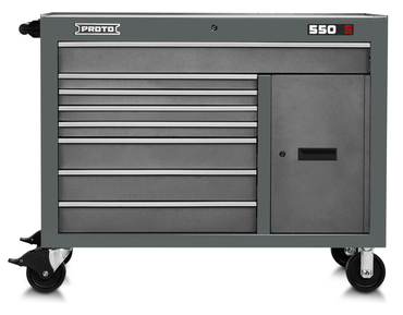 Proto® 550S 50" Workstation - 8 Drawer & 1 Shelf, Dual Gray - All Tool & Supply