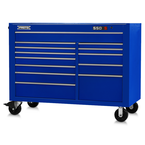 Proto® 550S 57" Workstation - 13 Drawer, Gloss Blue - All Tool & Supply