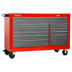 Proto® 550S 66" Workstation - 12 Drawer, Safety Red and Gray - All Tool & Supply