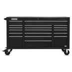 Proto® 550E 67" Front Facing Power Workstation w/ USB - 18 Drawer, Gloss Black - All Tool & Supply