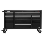 Proto® 550E 67" Front Facing Power Workstation w/ USB - 18 Drawer, Dual Black - All Tool & Supply