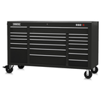 Proto® 550S 67" Workstation - 20 Drawer, Gloss Black - All Tool & Supply