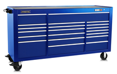 Proto® 550S 78" Workstation - 20 Drawer, Gloss Blue - All Tool & Supply