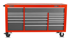 Proto® 550S 78" Workstation - 20 Drawer, Safety Red and Gray - All Tool & Supply