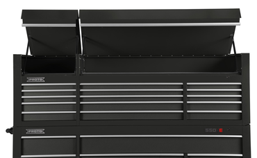 Proto® 550S 88" Top Chest - 15 Drawer, Dual Black - All Tool & Supply