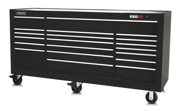 Proto® 550S 88" Workstation - 18 Drawer, Gloss Black - All Tool & Supply