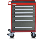 Proto® 560S 30" Roller Cabinet- 6 Drawer- Safety Red & Gray - All Tool & Supply