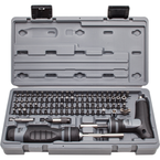 Proto® 91 Piece Multibit Set with Ratcheting Screwdriver and T-Handle - All Tool & Supply