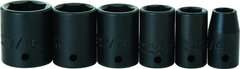 Proto® 1/4" Drive 6 Piece Impact Socket Set - 6 Point - All Tool & Supply