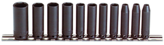 Proto® 1/4" Drive 11 Piece Deep Impact Socket Set - 6 Point - All Tool & Supply